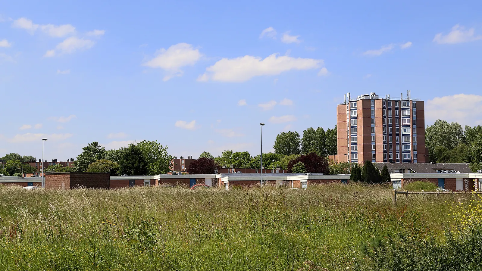 Le quartier de la Bourgogne, au nord de Tourcoing